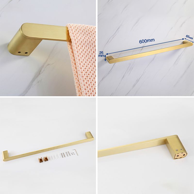 Modern Bathroom Hardware Set Gold Towel Bar Bath Hardware Set