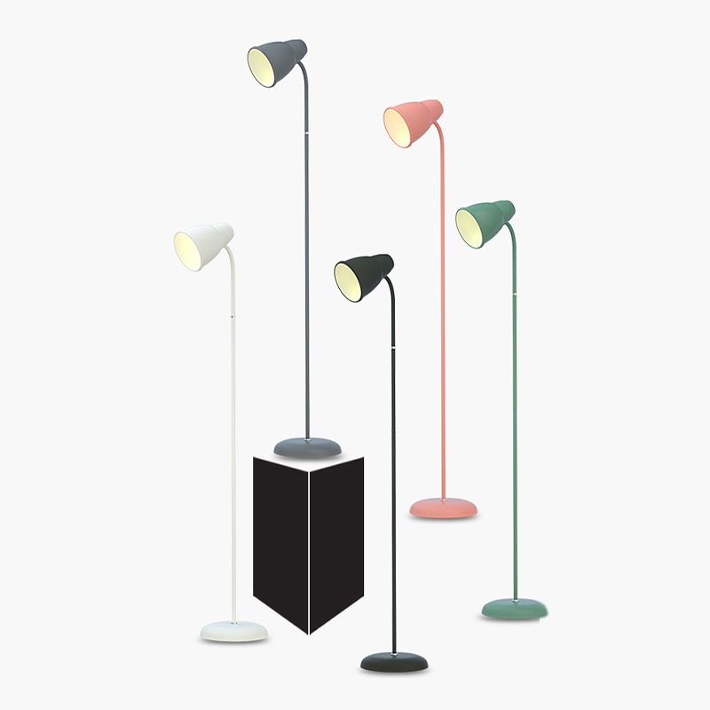 Style nordique Colorful Lampe Metal 47 "Lumière au sol haut pour le salon