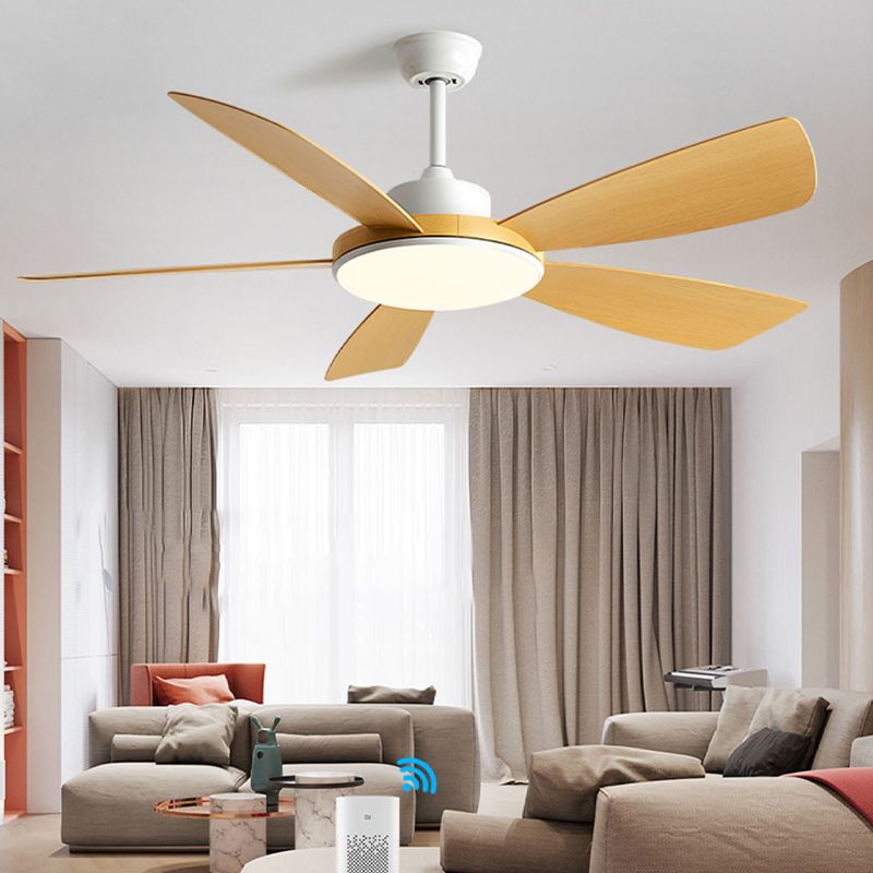 Simple Ceiling Fan Light Fixture Modern LED Ceiling Lamp for Bedroom