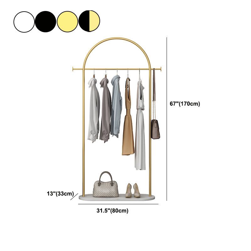 Gorgeous Clothes Hanger Double Coat Hook Bedroom Metal Coat Rack