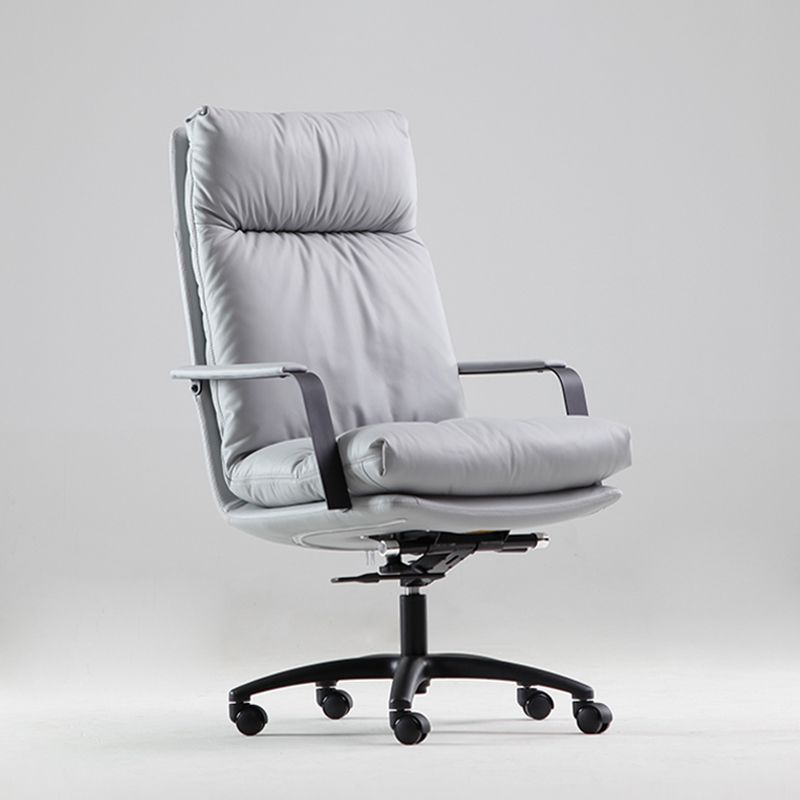 Modern Fixed Arms Office Chair No Distressing Ergonomic Chair