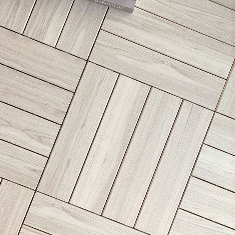Floor Patio Square Stripe Composite Water-resistant Deck Plank