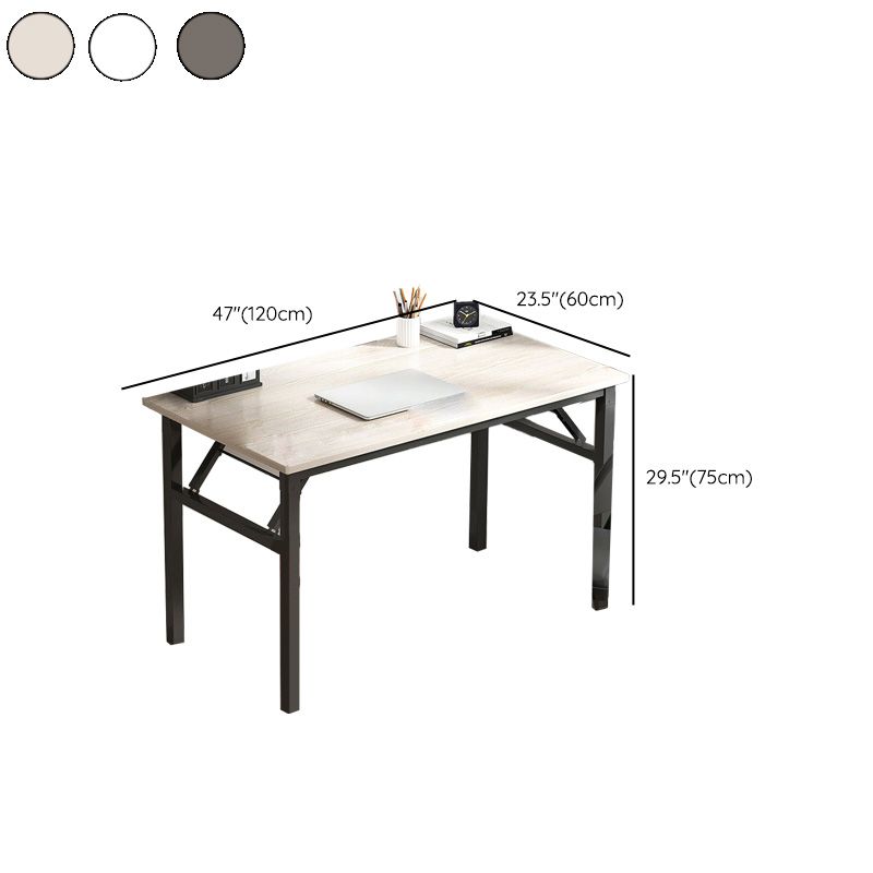 Contemporary Office Desk Rectangular 29.5"H Writing Desk for Bedroom