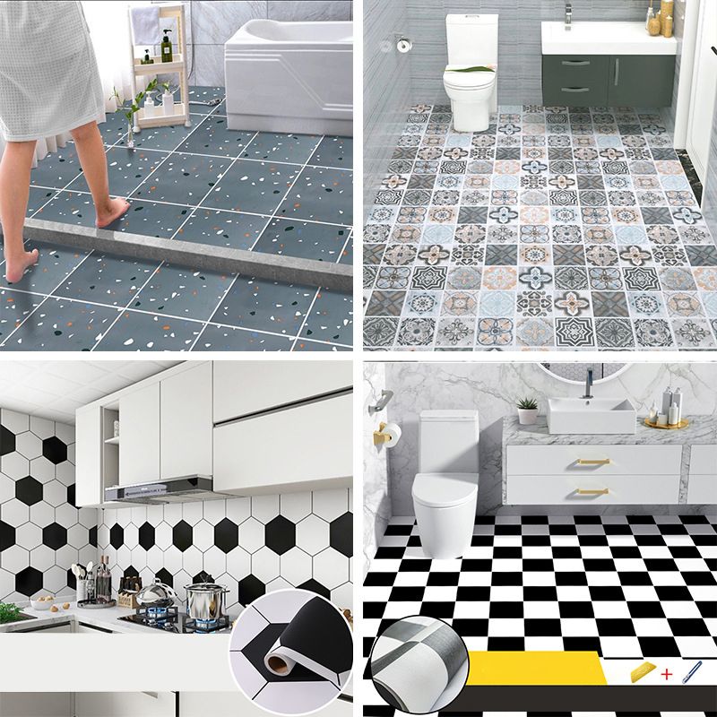 Multi-Tonal Style PVC Flooring Peel and Stick PVC Flooring with Waterproof