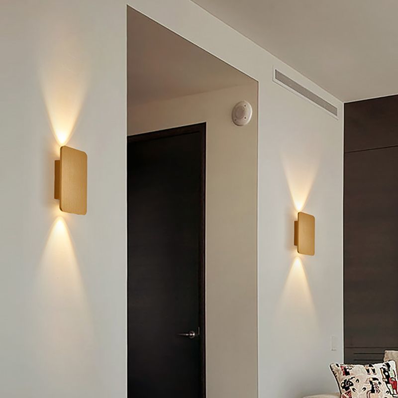 Luz de la pared rectangular Aplicación posmoderna del aluminio Aisle LED LITINGURA