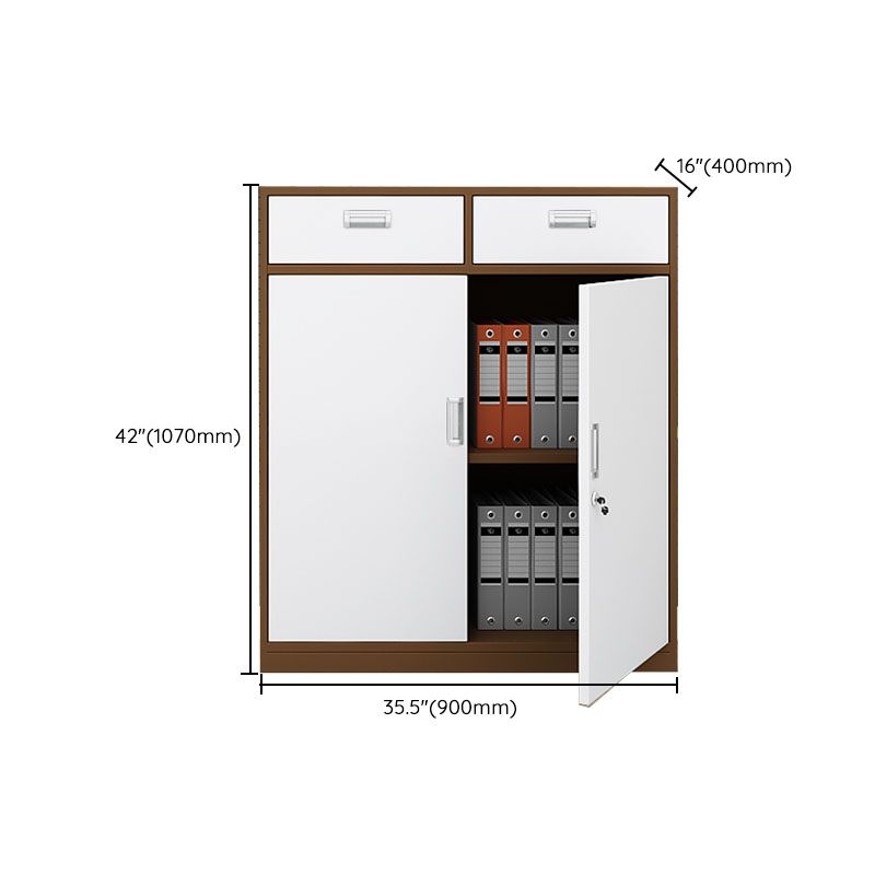 Modern Metal Filing Cabinet with Lock Storage for Home and Office