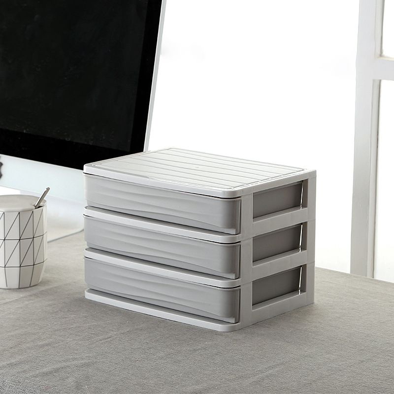 Modern Plastic Cabinet with Drawers Vertical Filing Cabinet for Office