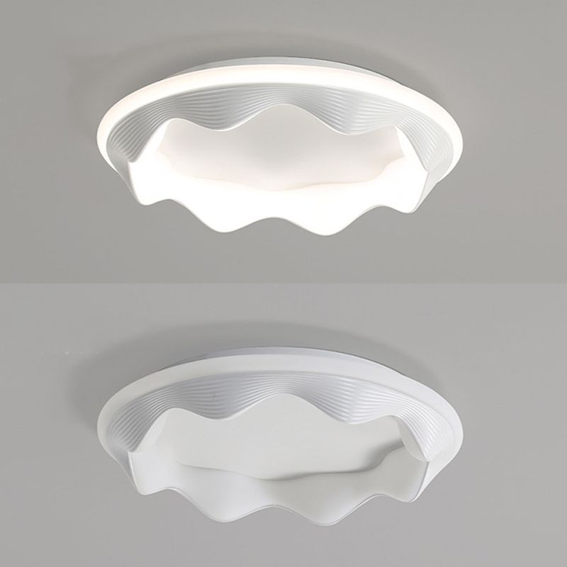 LED Modern Ceiling Light Polish Finish Flush Mount Lighting for Foyer