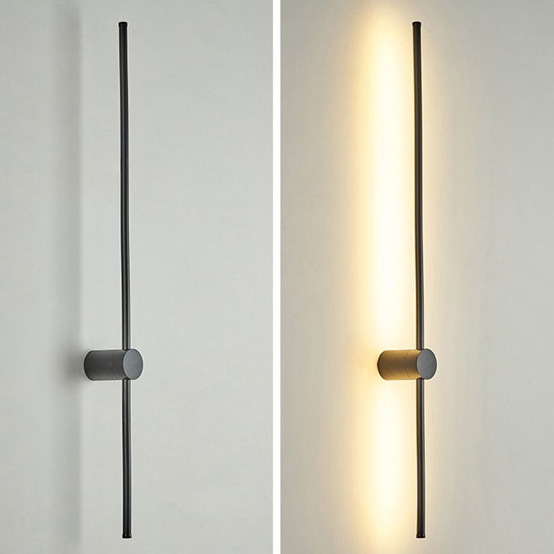 Dunne lijn metalen wandverlichting armaturen Moderne wandgemonteerde lamp voor slaapkamer