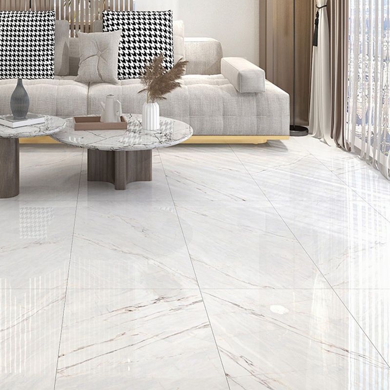 Mirrored Singular Tile Marble Rectangular Modern Floor and Wall Tile