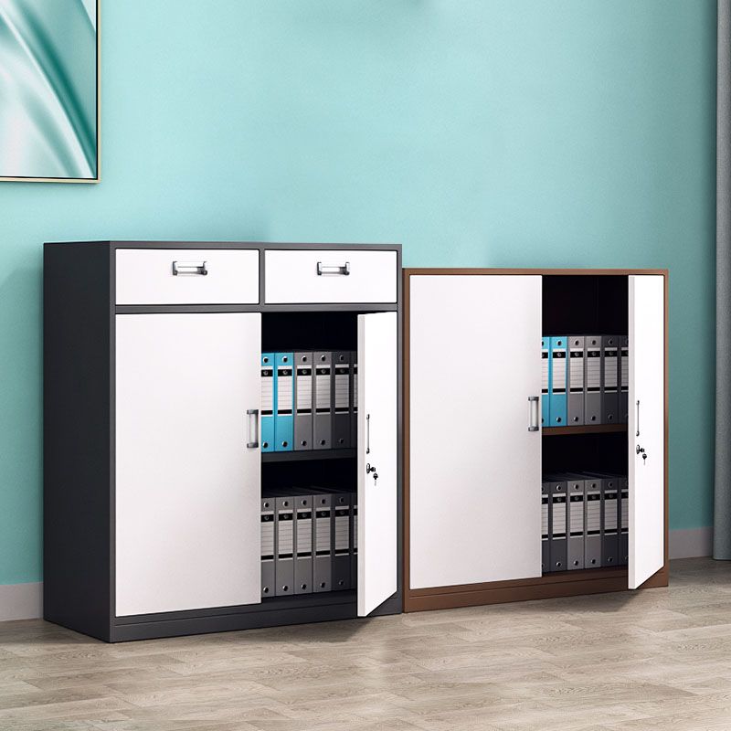 Modern Metal Filing Cabinet with Lock Storage for Home and Office