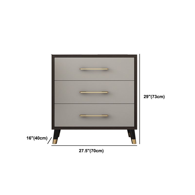 Classic Glam Bedroom Storage Chest Soft-Close Drawers Wood Dresser