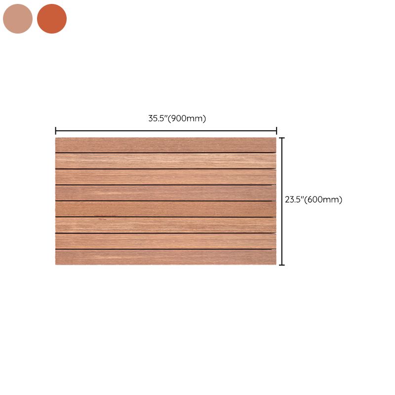 Outdoor Patio Wooden Decking Tiles Interlocking Flooring Plank