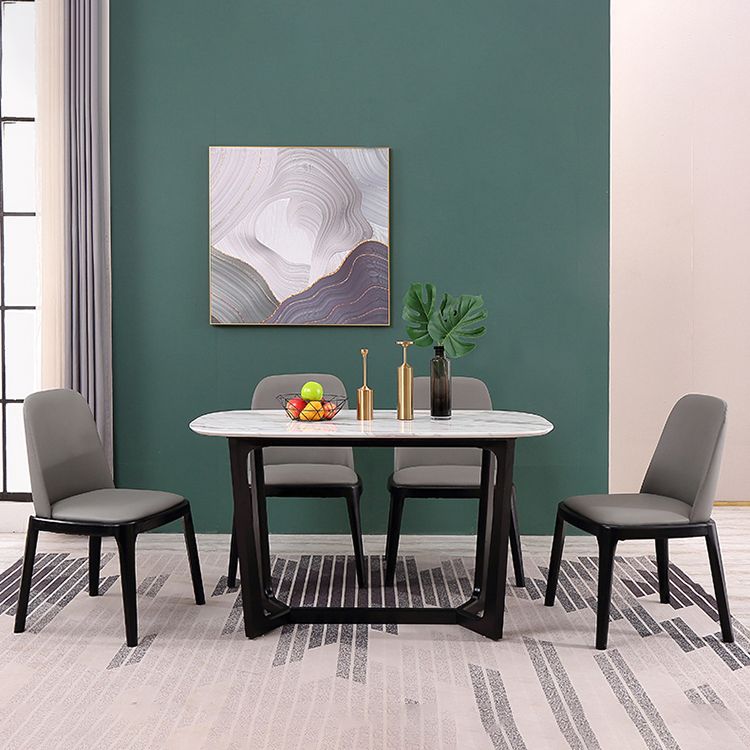 Solid Wood Modern Dining Room Chairs Matte Finish Parsons Dining Chair