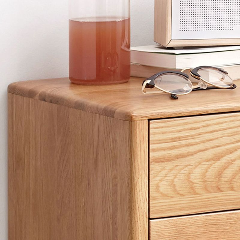 Brown End Table for Nursery Neutral Bedside Table for Nursery