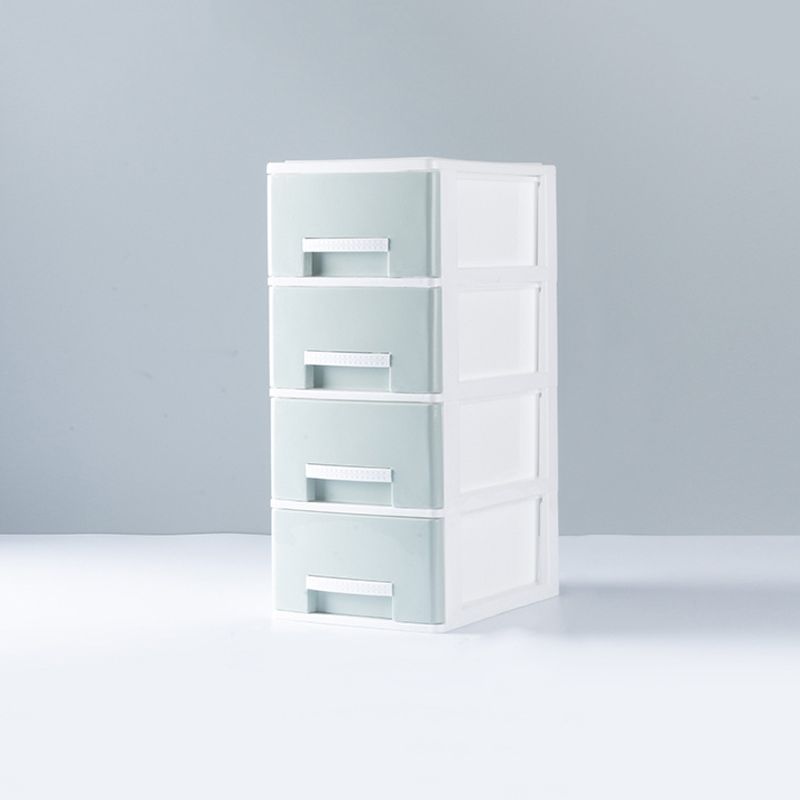 Contemporary Lateral Filing Cabinet Plastic Home or Office File Cabinet with Drawers