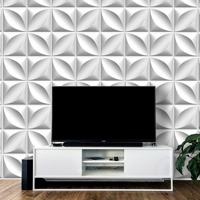 Wall Paneling Foam Peel and Stick 3D Embossed Living Room Wall Panel