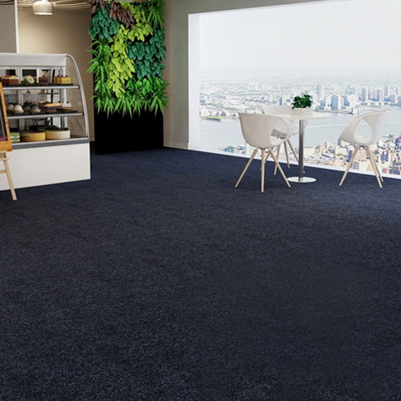 Dark Color Level Loop Carpet Tile Self Adhesive Indoor Office Carpet Tiles