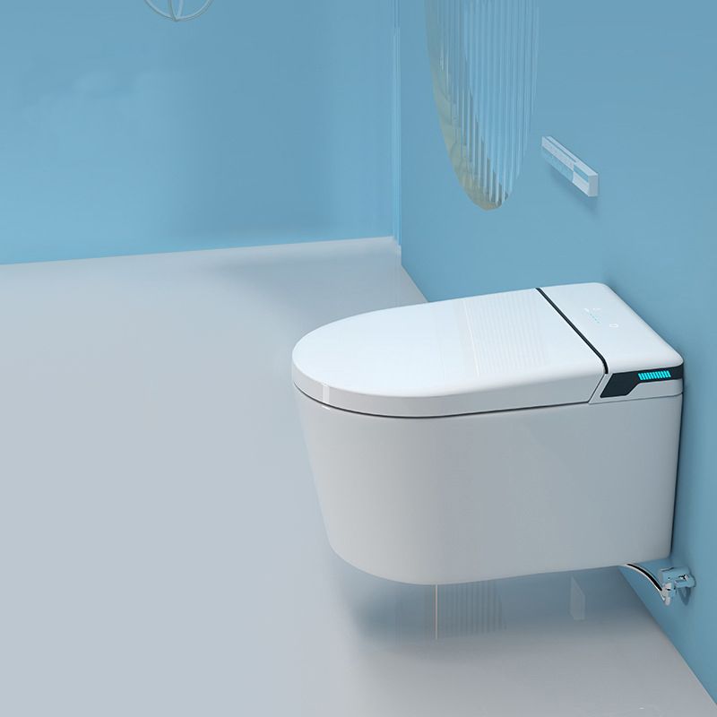 All-In-One Wall Mount Toilet Porcelain Contemporary Toilet Bowl