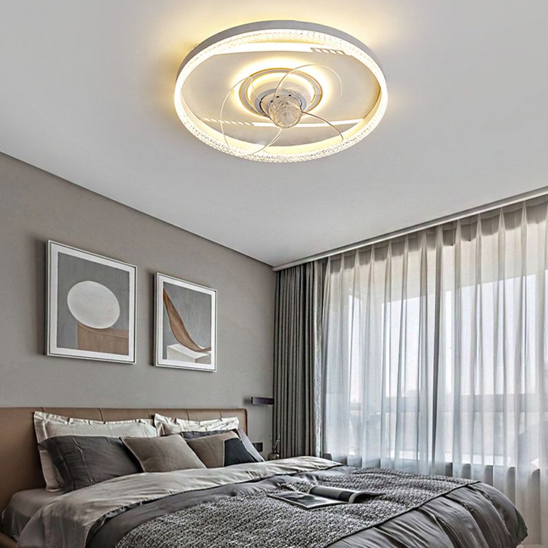 Modern Style Ceiling Fan Lamp Metal Multi Light Ceiling Fan Lighting for Living Room