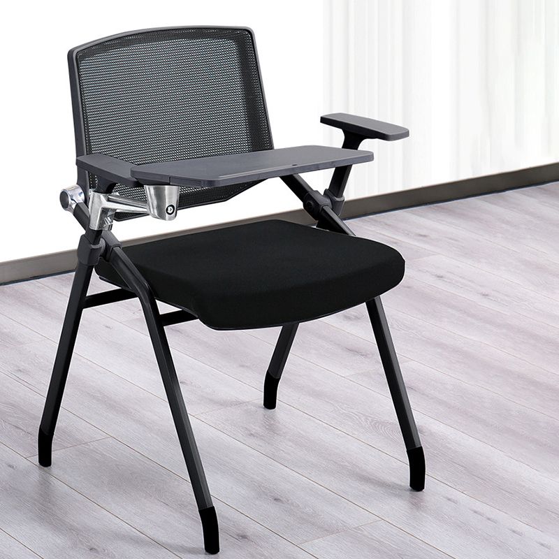 Modern Style Conference Chair with Mid Back Ergonomic Office Chair with Metal Frame