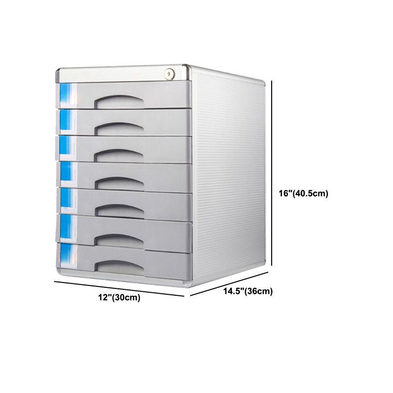 Modern Style Vertical Cabinet Metal Filing Cabinet with Lock and Storage