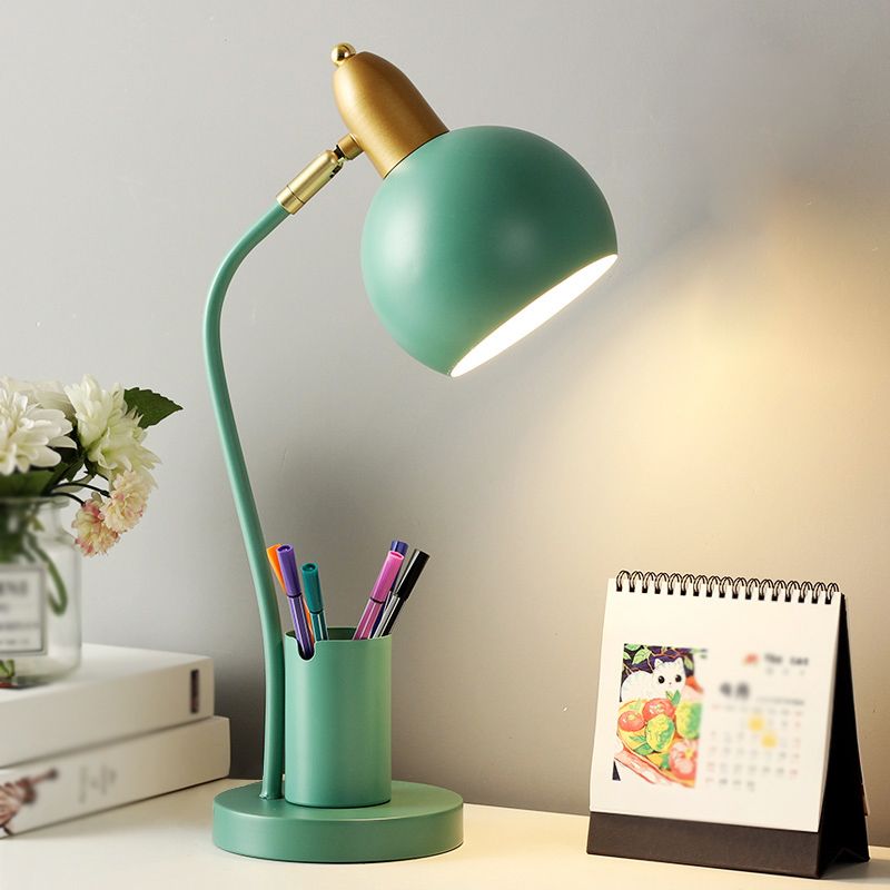 Macharoon Metal Table Light Cell a 1 lucciola lampada da comodino con contenitore a penna