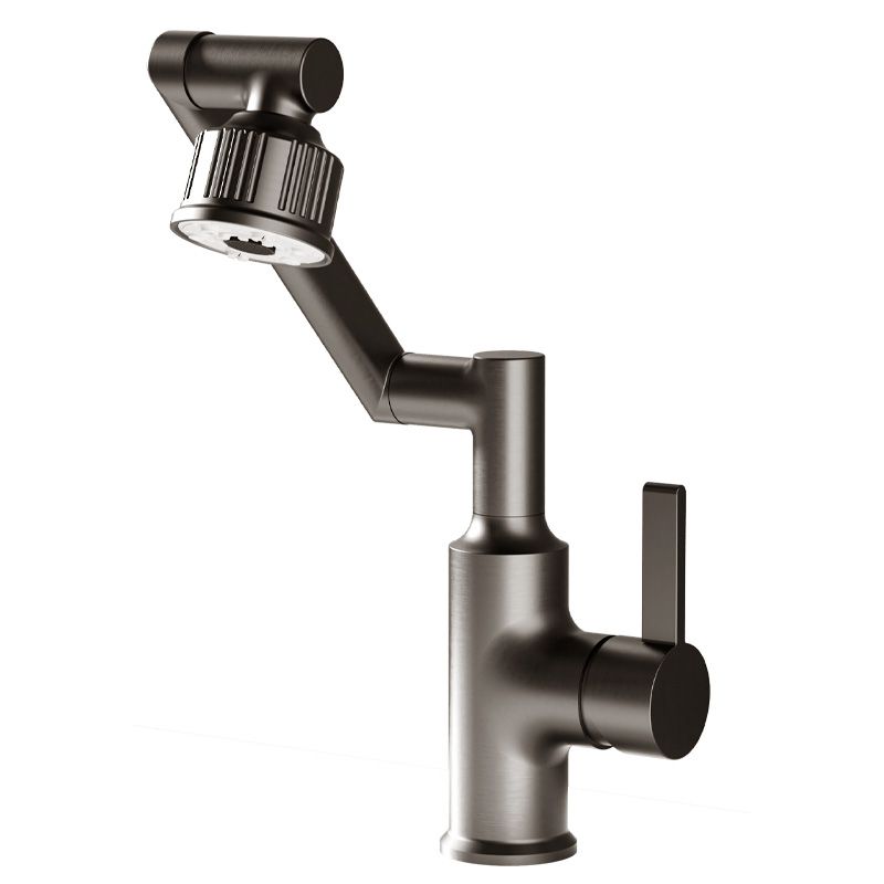 Cross Handles Vessel Sink Faucet Swivel Spout Sink Bathroom Faucet