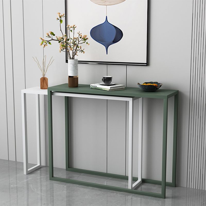 Scratch Resistant Ironcraft Rectangle Console Table Contemporary Accent Table