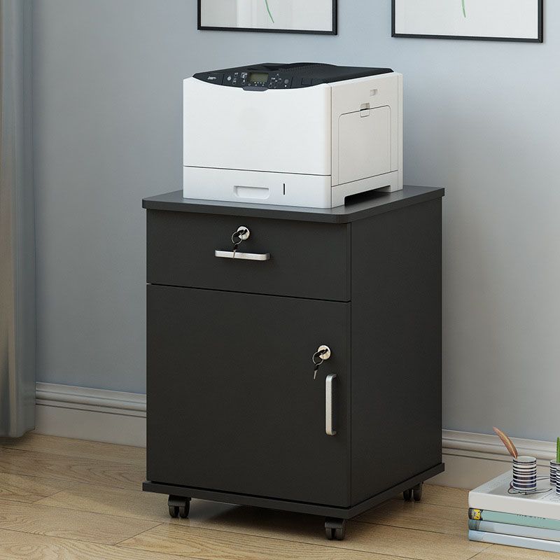 Industrial Cabinet Wood Locking Drawers and Storage Filing Cabinet with Wheels