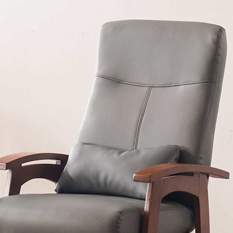 Modern Recliner Chair in Solid Wood Frame with Independent Foot Movement