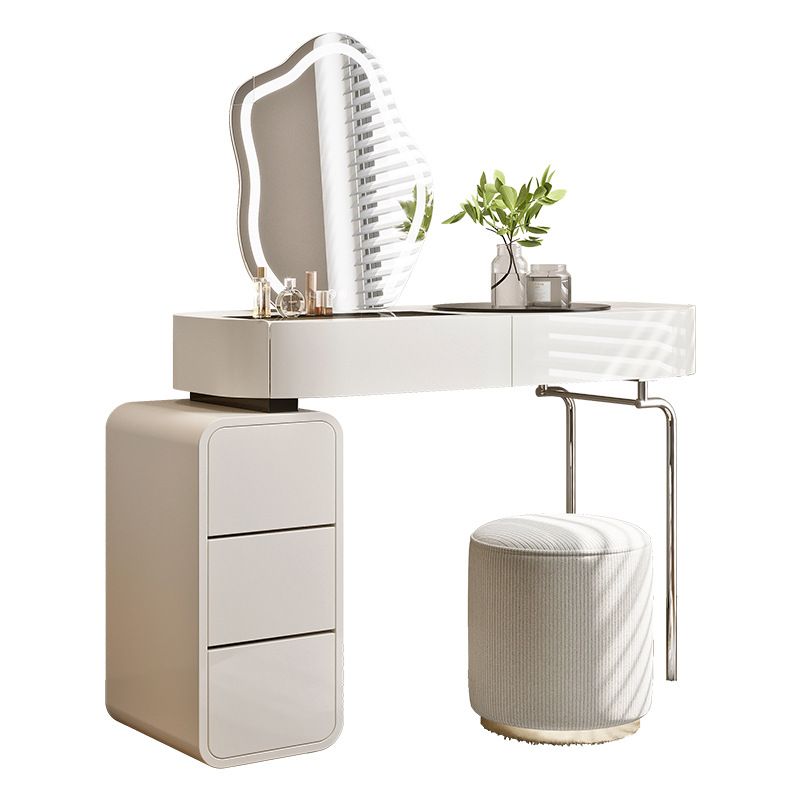 Wooden Make-up Vanity White Makeup Vanity Desk Table with Drawer