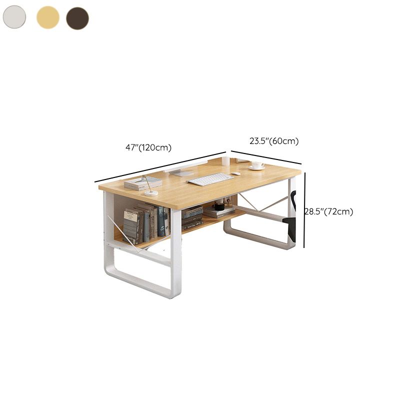 Industrial Office Desk Manufactured Wood Writing Desk for Bedroom