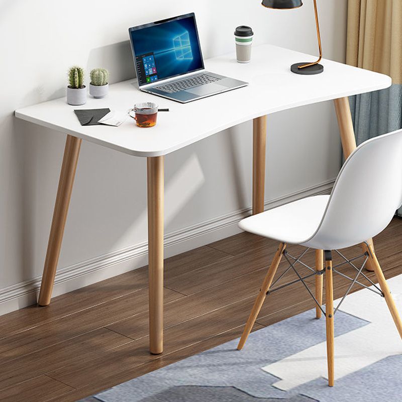 Free Form Bedroom Writing Desk Modern Style Wooden Working Table