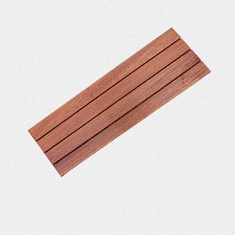 Tradition Teak Floor Tile Water Resistant Click Lock Wooden Floor for Patio Garden