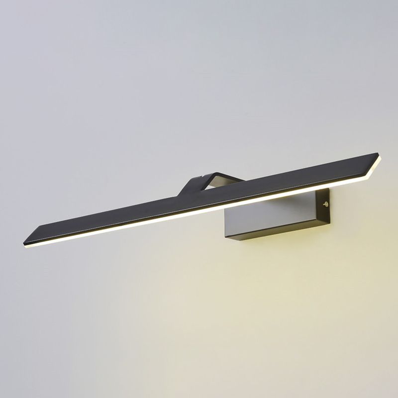 Lineaire wandkandelverlichting Moderne LED -metalen wandverlichtingsarmatuur met acrylschaduw