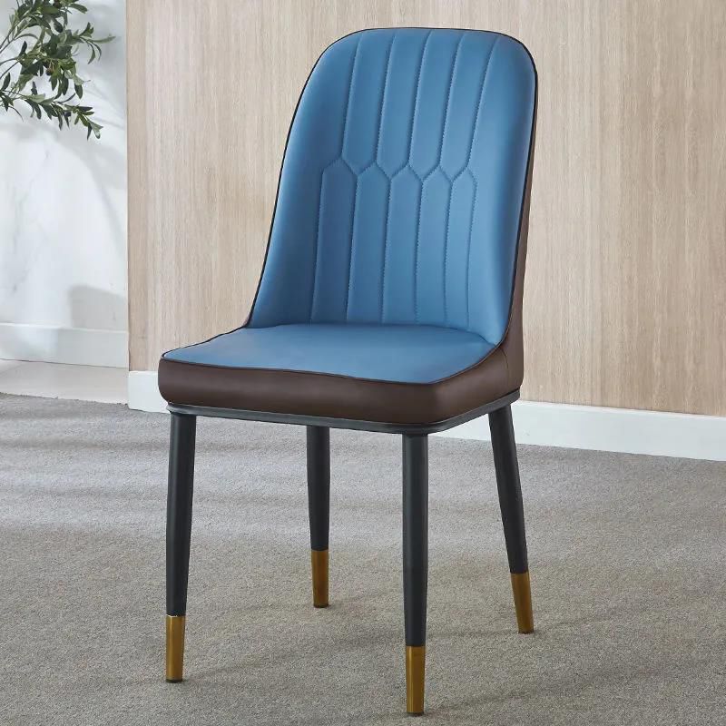 Modern Parsons Dining Chair PU Leather Chairs for Dining Room