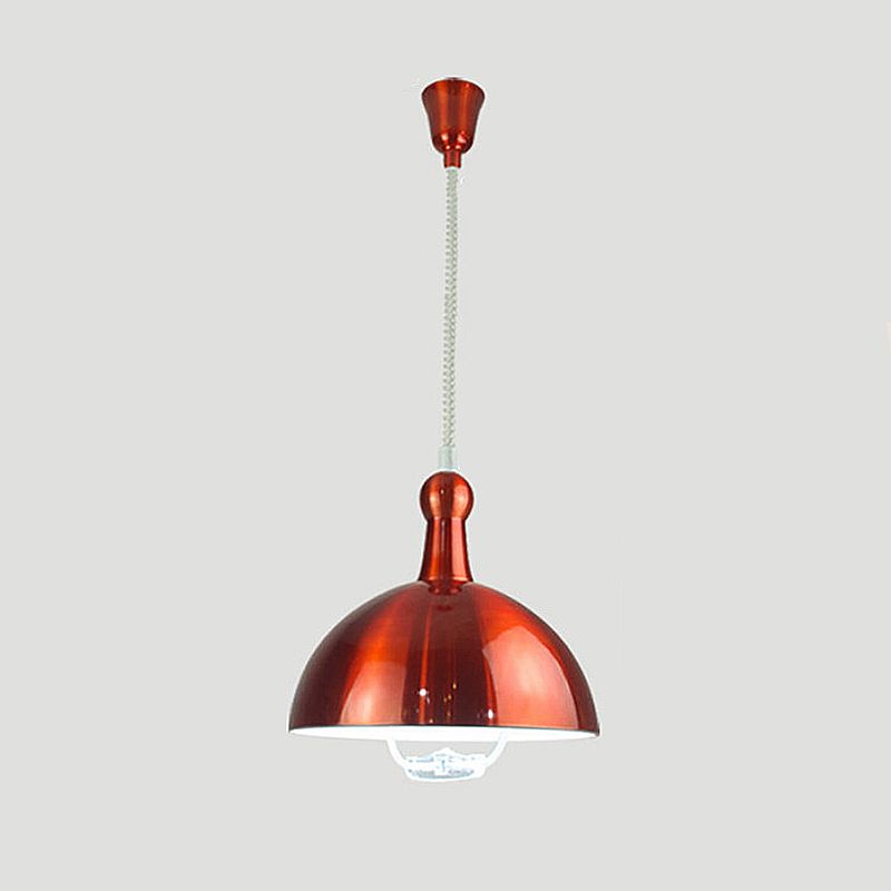 Industrial Ceiling Light with Adjustable Height Metallic Ceiling Light