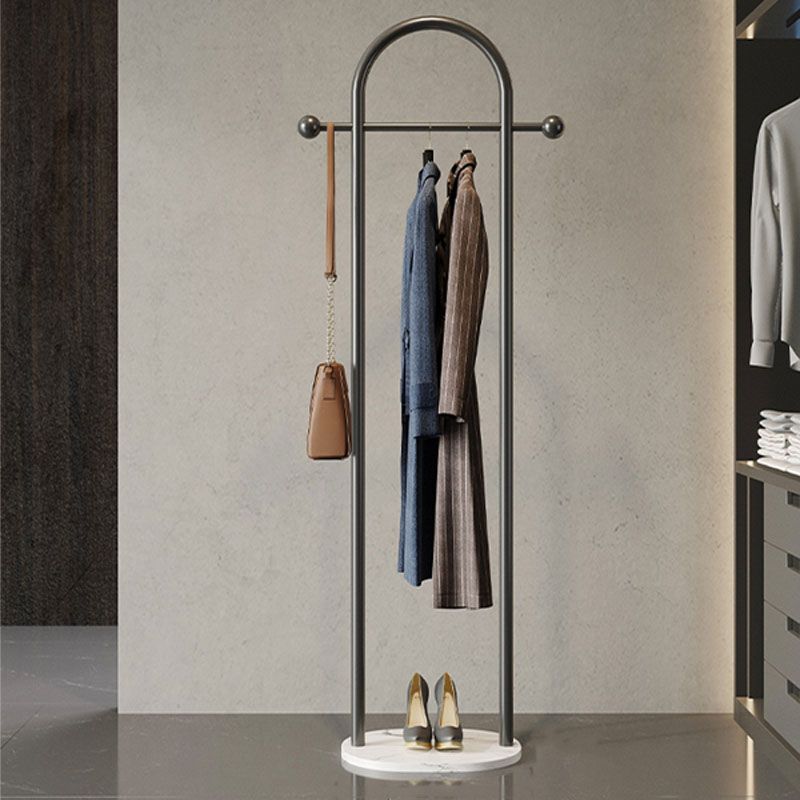 Modern Coat Hanger Metal Coat Hooks Coat Rack with Marble Bottom