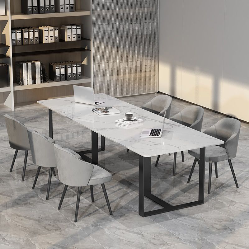 Sintered Stone Home Meeting Table Industrial Office Writing Table