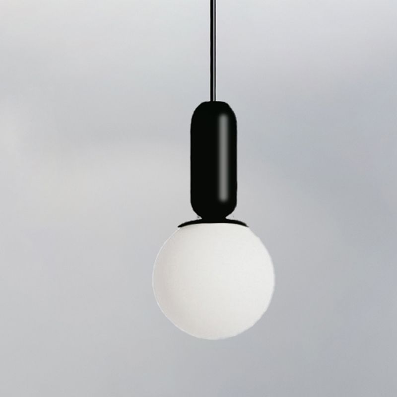 Nordic Stylish Bare Bulb Pendant Light 1 Head Hanging Lamp for Study Room Bedroom