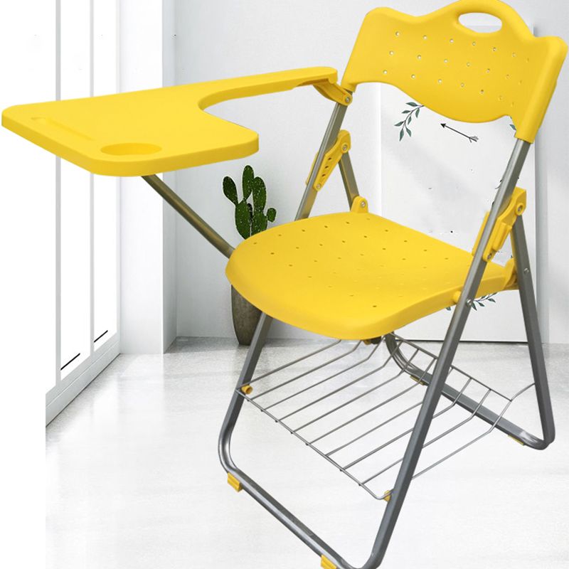 Contemporary Low Back Conference Chair Plastic Back and Seat Chair