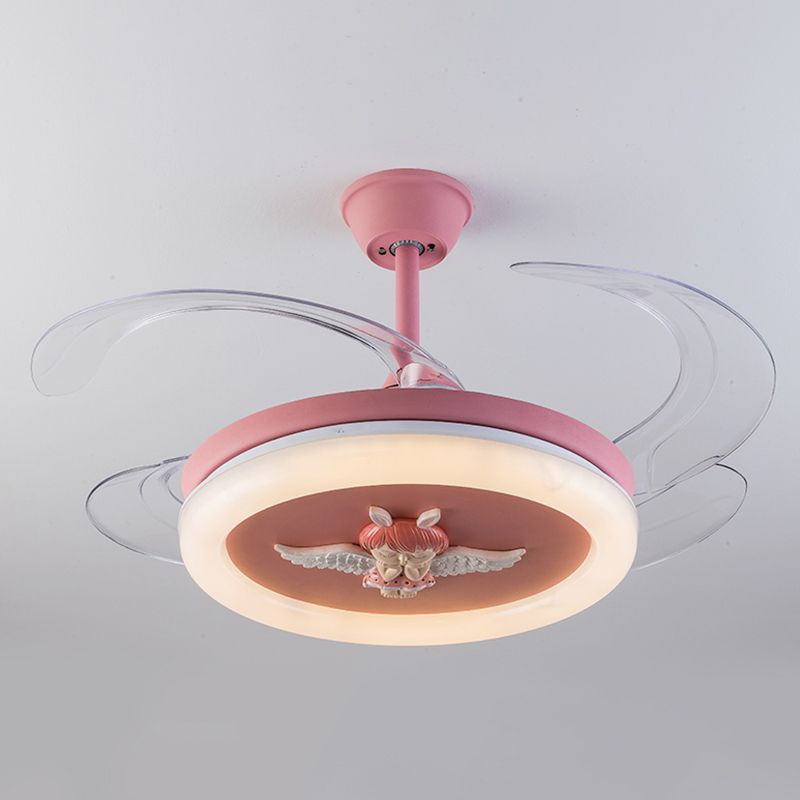 Éclairage de ventilateur de plafond en métal MODERNE 1 Plafond léger lampe à fans pour la chambre pour enfants