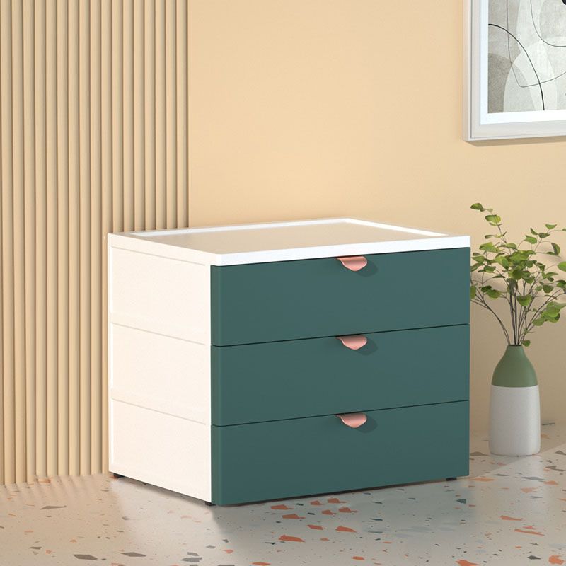 Modern Nordic File Cabinet Lateral Plastic Filing Cabinet with Drawers