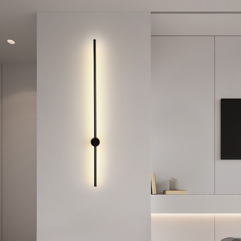 Modern Style Wall Sconce Lighting Linear Shape Metal Wall Lighting Fixtures