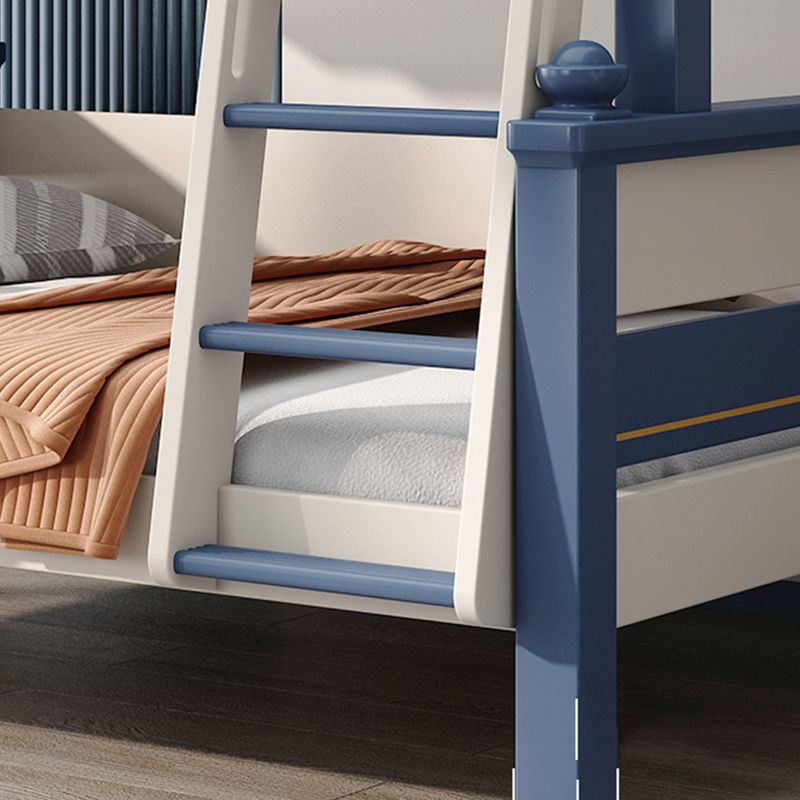 Storage Guardrail Bunk Bed Mattress Included Bed with Headboard