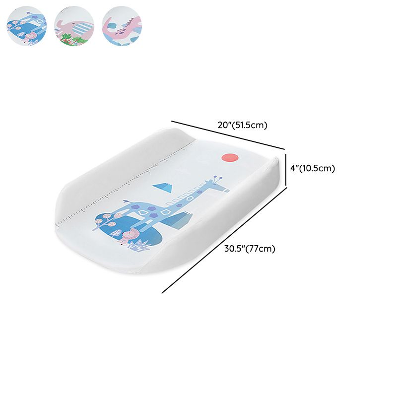 Modern White Changing Pad Crib Top Changer Portable Changing Table Topper