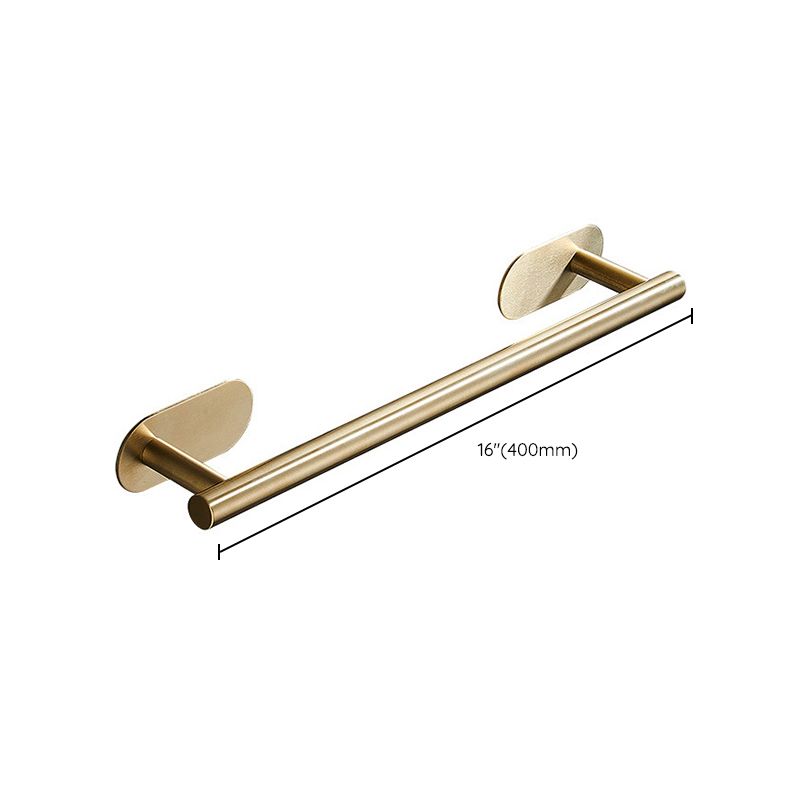 Modern Simple Metal Bathroom Accessory as Individual or as a Set in Gold