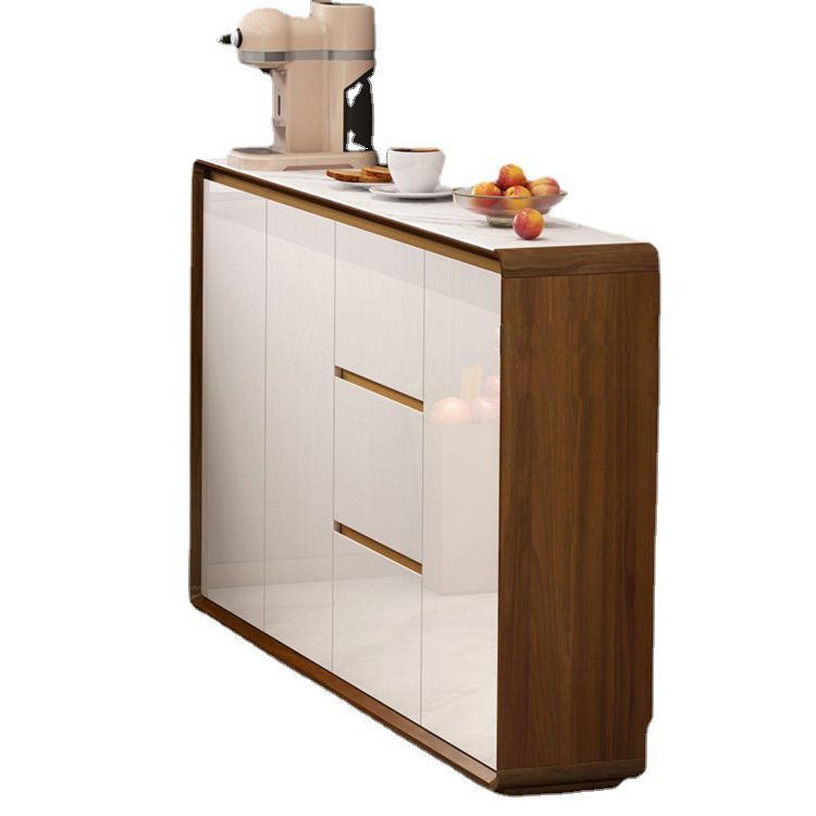 Modern Style Server Sintered Stone Top Sideboard with Door and Drawer for Dining Room