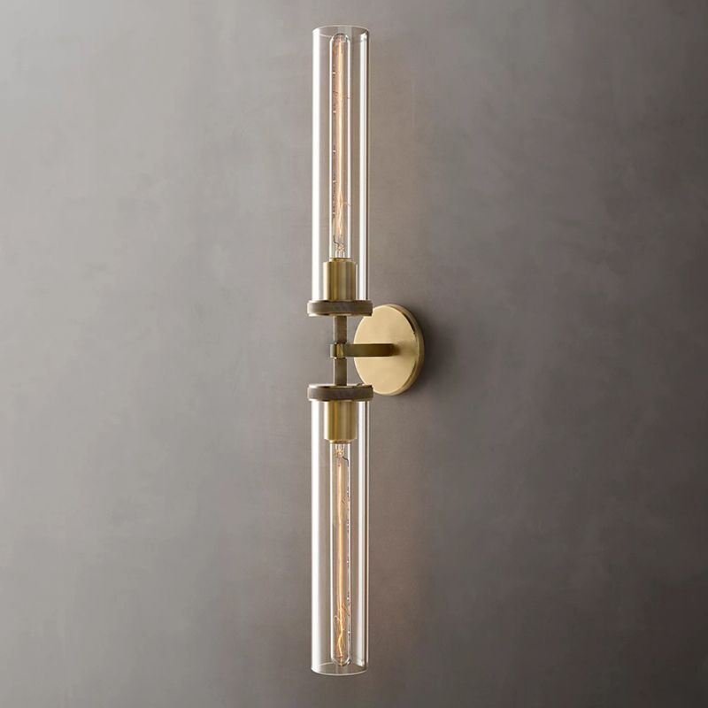 Industrial Metal Wall Sconce Cylinder Shape Wall Lamps for Living Room